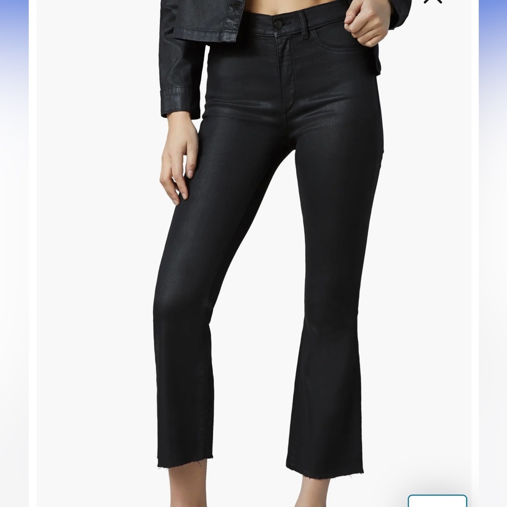 DL1961 Bridget Instasculpt High Waist Crop Bootcut Jeans